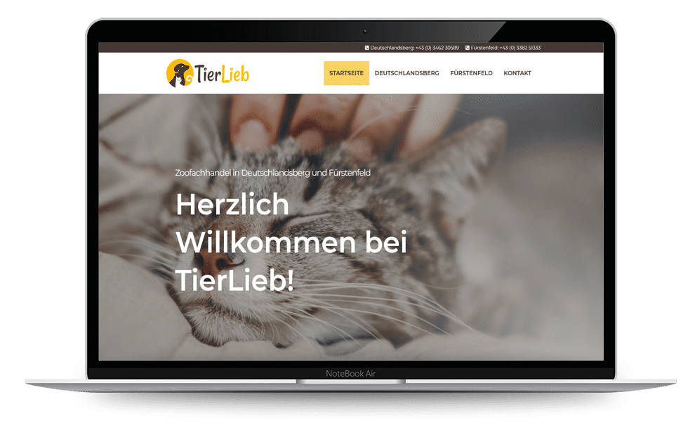Homepage erstellt