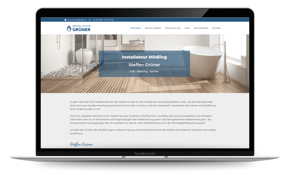 Webseite erstellen lassen